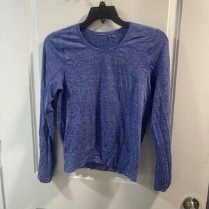 Lululemon Purple Long Sleeve Top No Size Tags 6/8